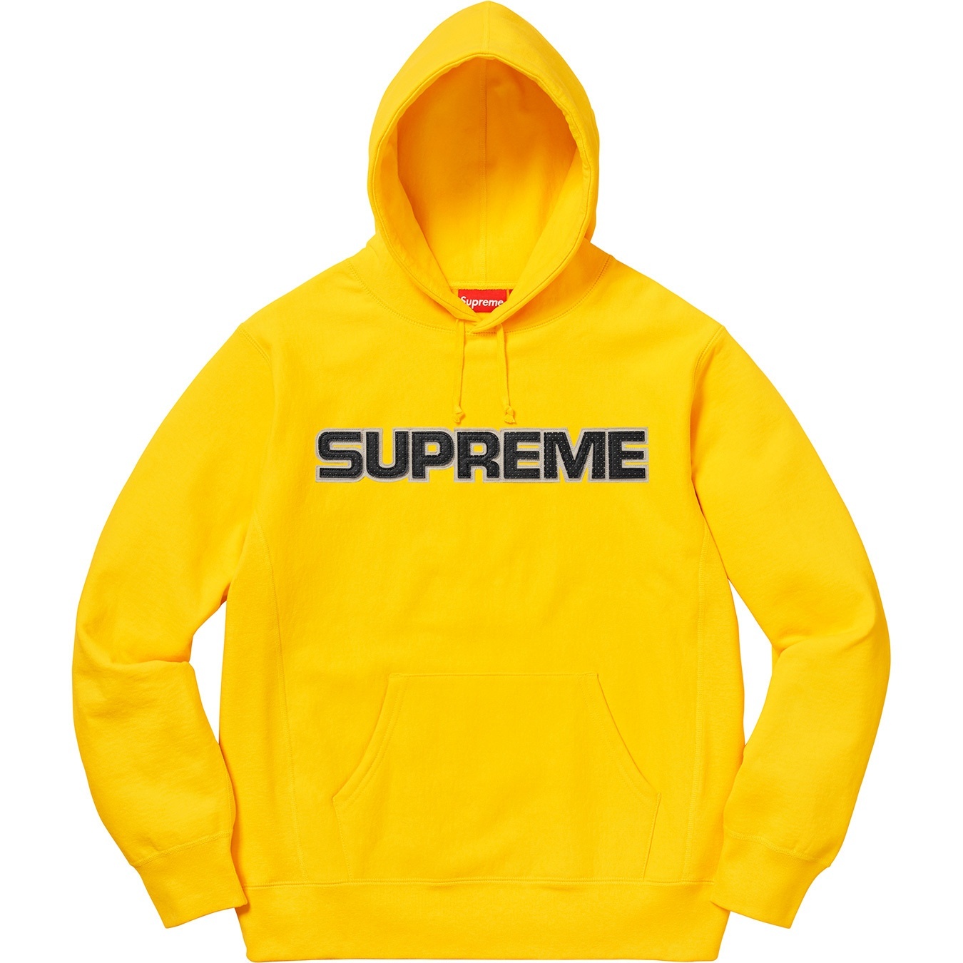 Perforated Leather Hooded Sweatshirt view 9